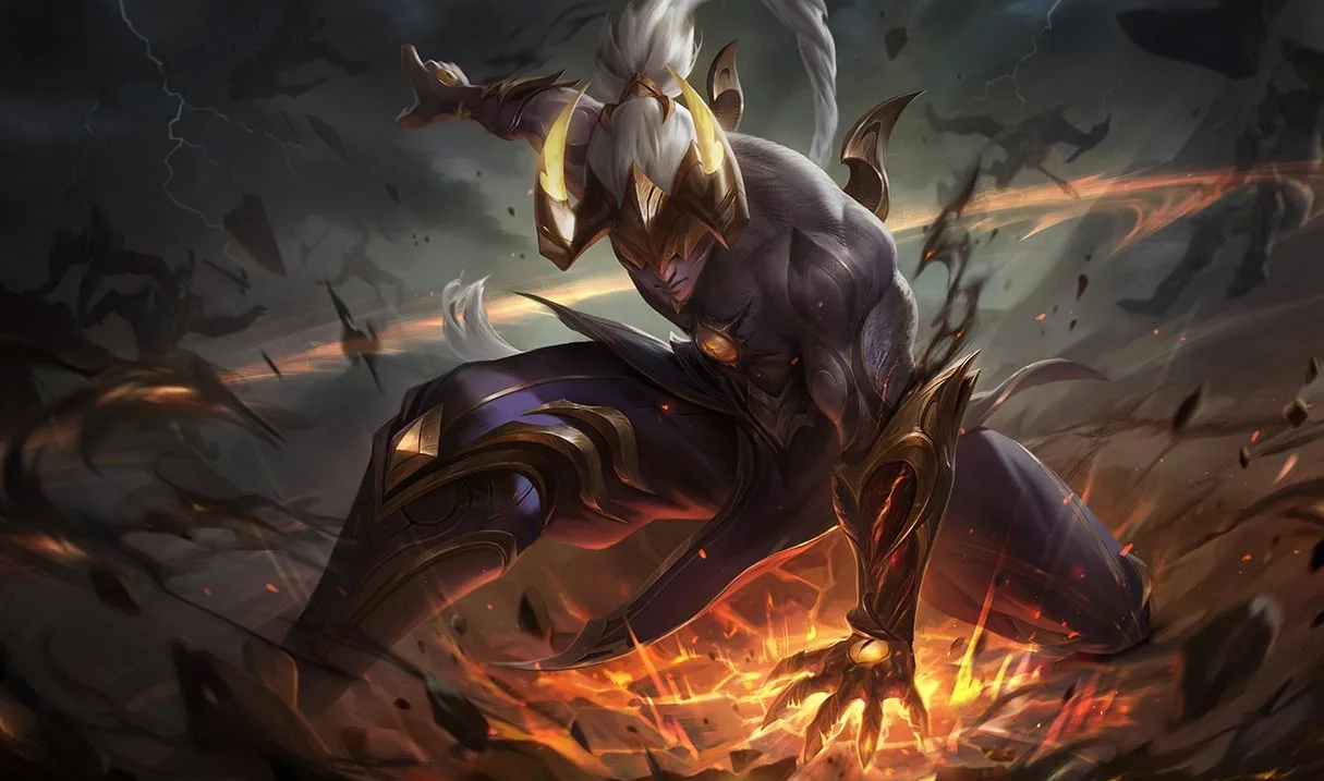Prestige Nightbringer Lee Sin Prestige Nightbringer Lee Sin splash art