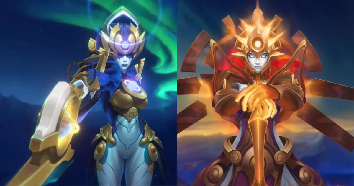Diana and Leona skins revealed as Eternal Aspects, with Legendary tiers and a Mythic variant