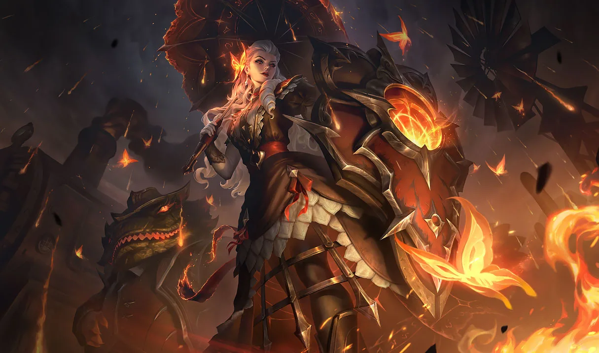 High Noon Leona High Noon Leona splash art