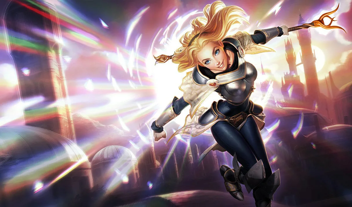 Lux champion splash art from League of Legends Lux champion splash art from League of Legends