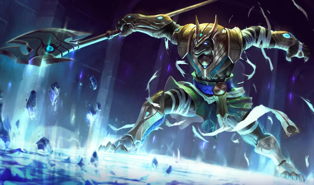 Nasus Nasus artwork for the Wild Rift AAA ARAM damage taken adjustment