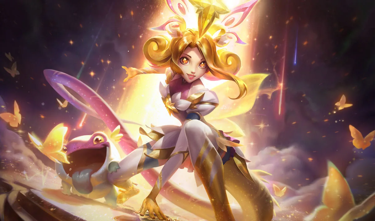 Prestige Star Guardian Neeko (2022) Prestige Star Guardian Neeko 2022 commemorative splash art