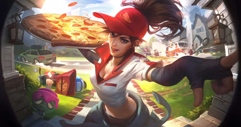 Pizza Delivery Sivir Splash Art showcase Pizza Delivery Sivir Splash Art showcase