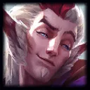 Portrait of Rakan from League of Legends