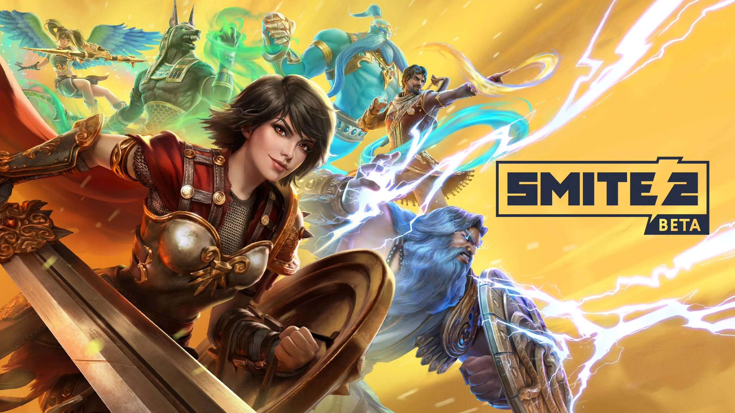 SMITE 2 key art SMITE 2 official promotional game artwork