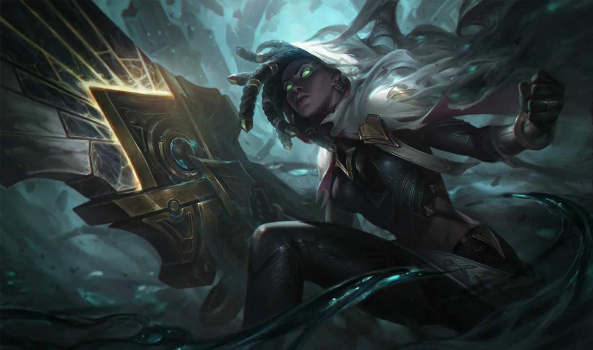 Senna Senna champion artwork for her Wild Rift patch 7.3a Attack Speed changes