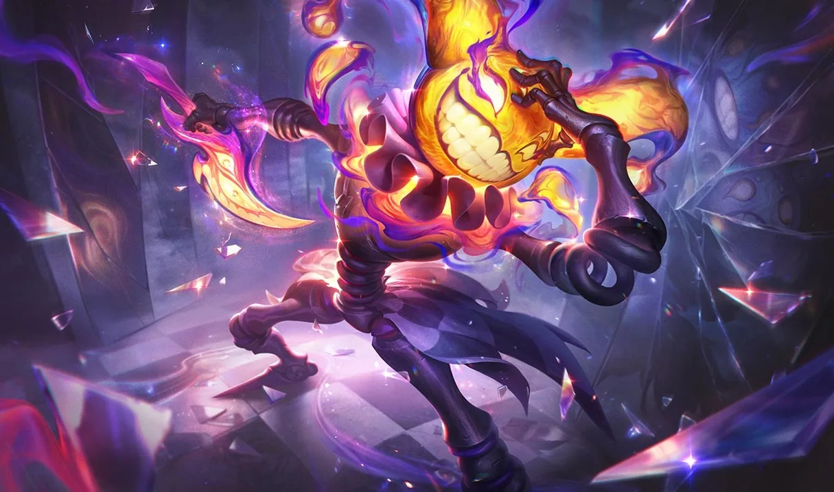 Prestige Pandemonium Shaco Prestige Pandemonium Shaco splash art