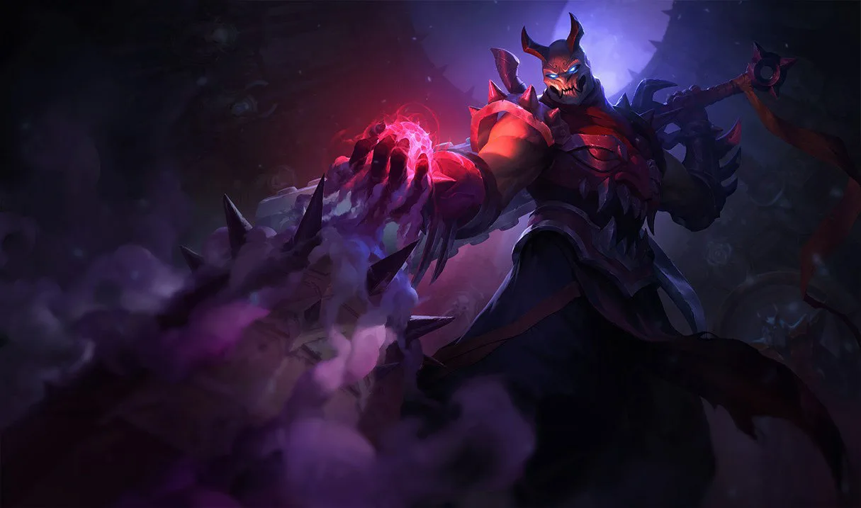 Blood Moon Shen Blood Moon Shen splash art
