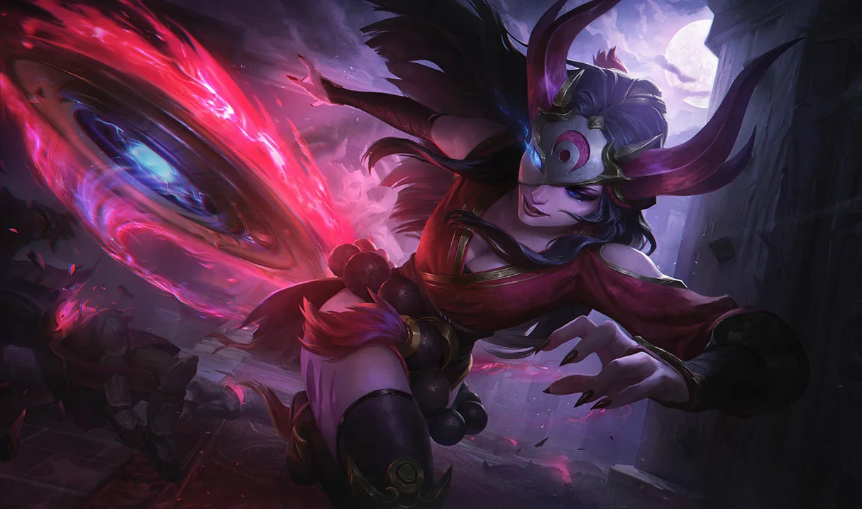 Blood Moon Sivir Blood Moon Sivir splash art