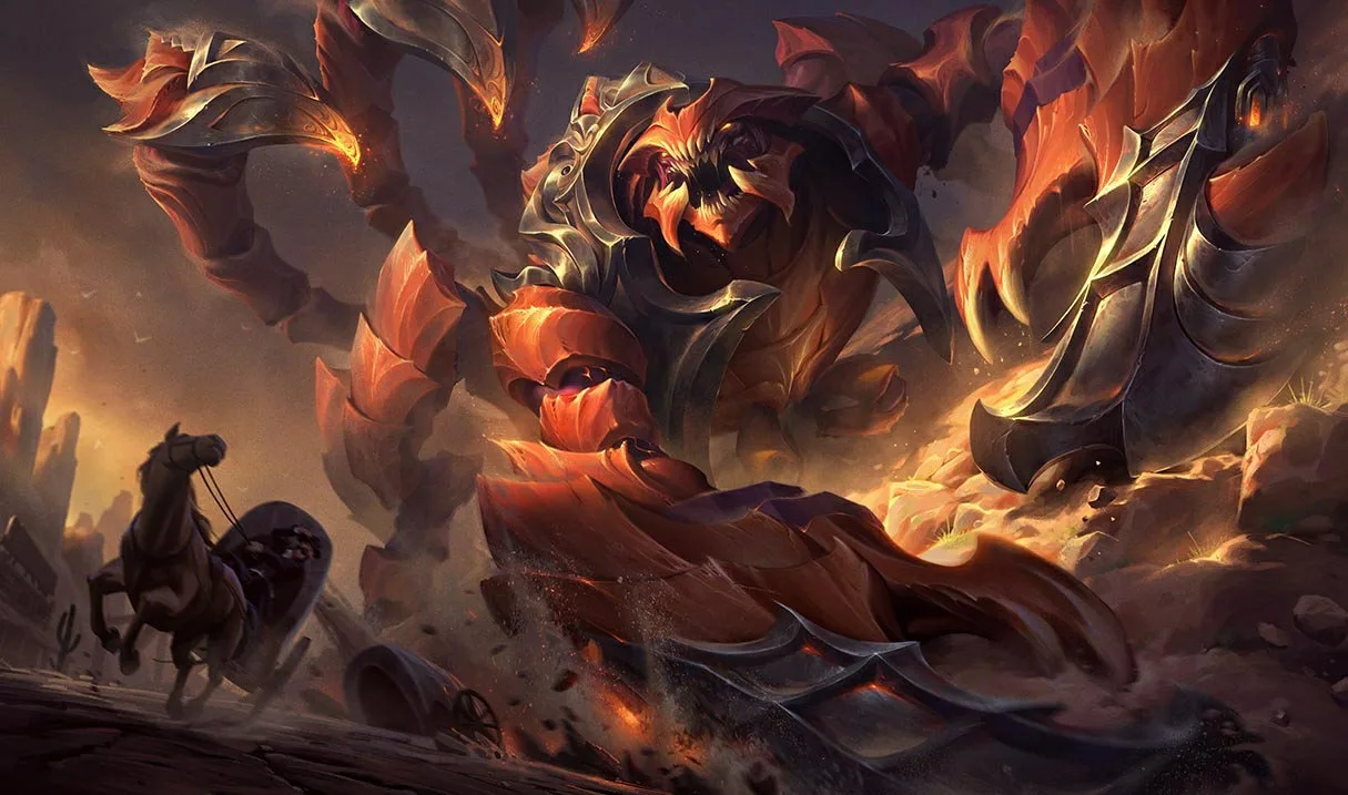 Sandscourge Skarner Sandscourge Skarner splash art