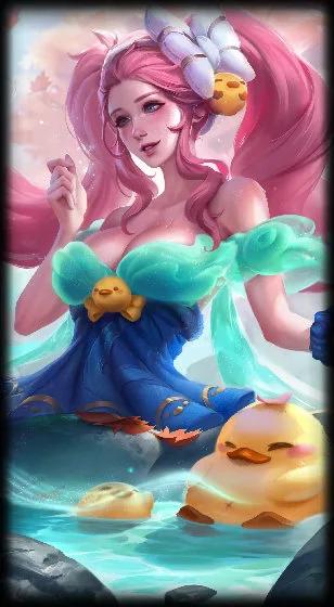 Spirit Blossom Springs Sona splash art Spirit Blossom Springs Sona splash art