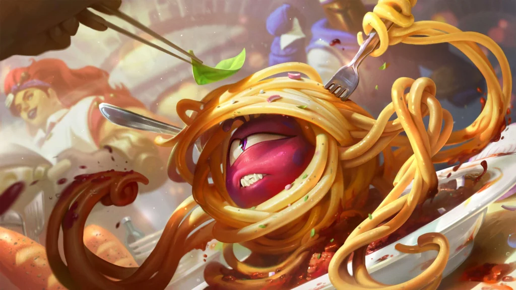 Legendary Spaghetti Vel'koz Splash Art Legendary Spaghetti Vel'koz Splash Art