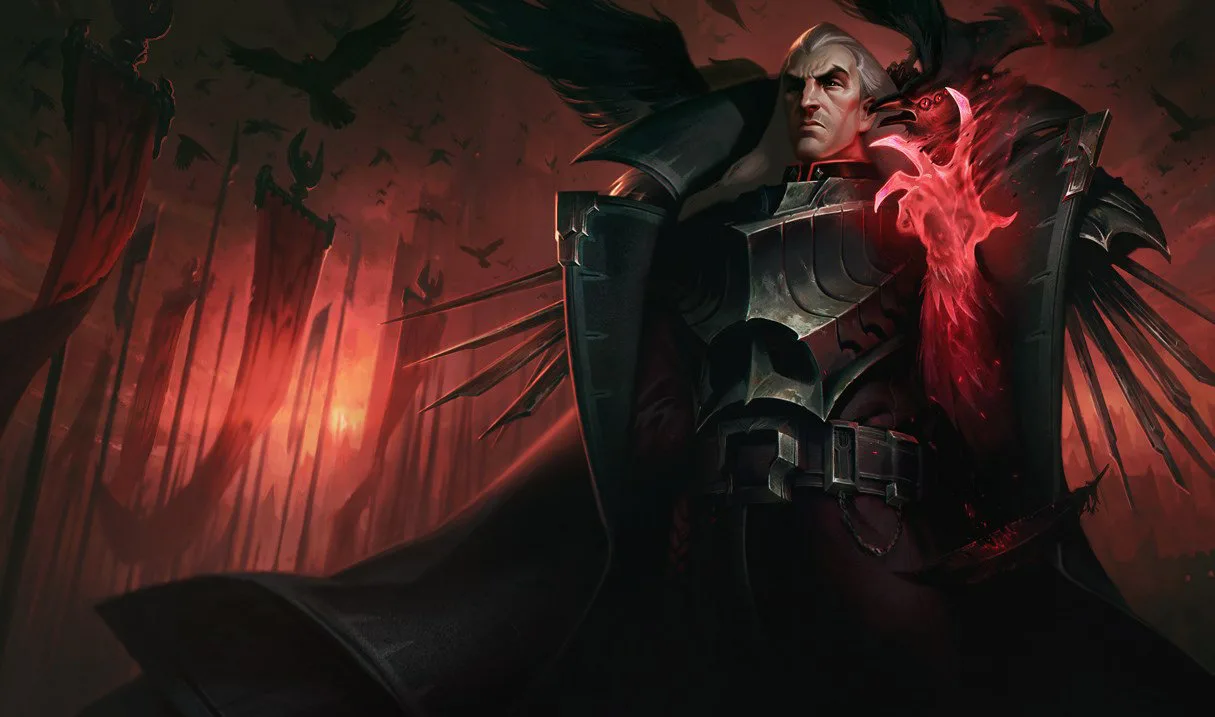 Swain Swain champion artwork for his Wild Rift patch 7.3a changes