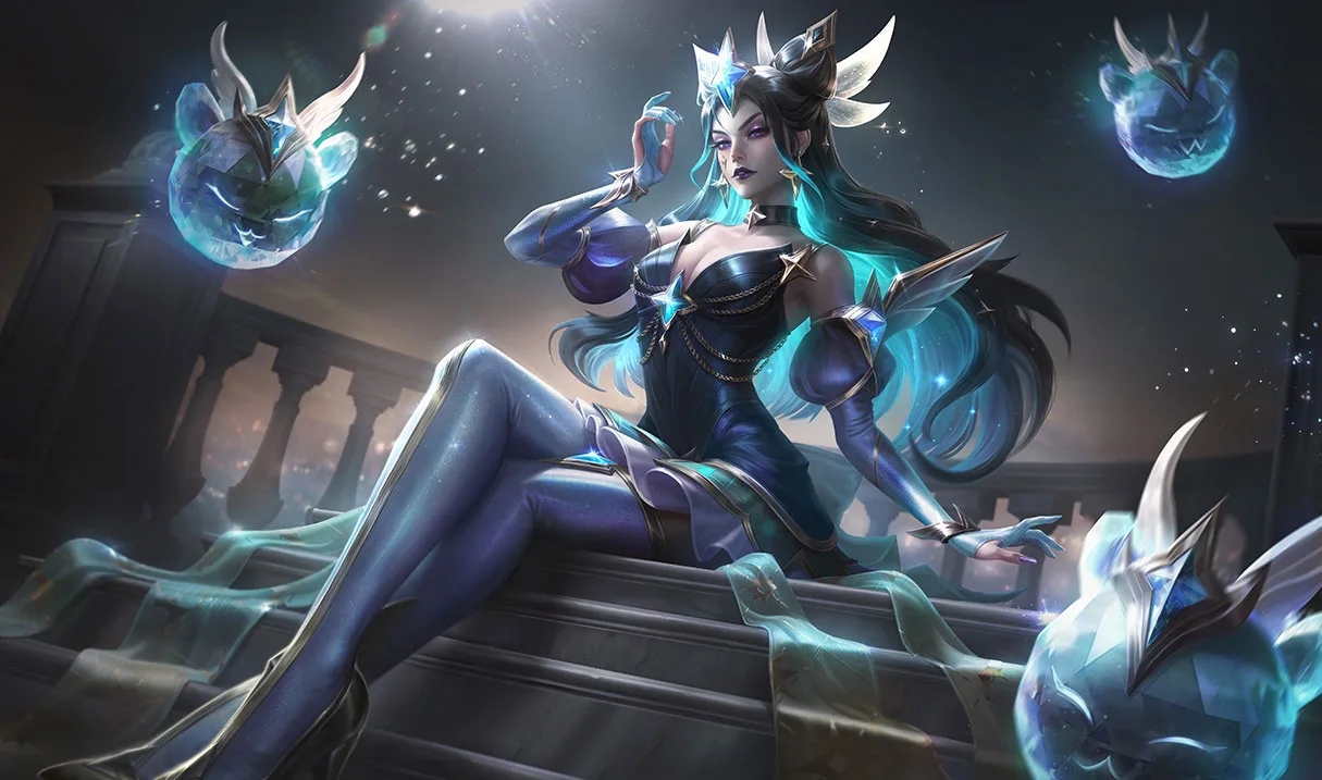 Prestige Star Guardian Syndra Prestige Star Guardian Syndra splash art