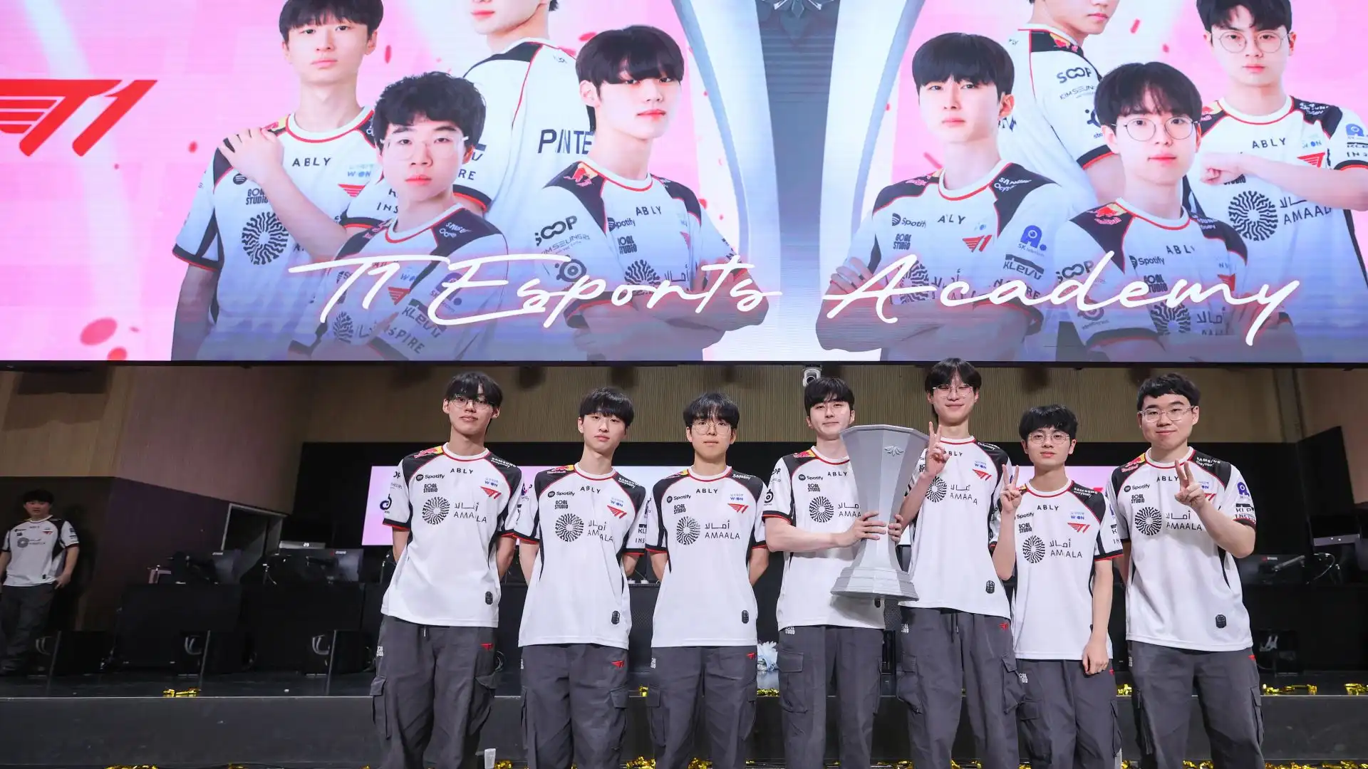 T1 Esports Academy team during its 2026 championship season T1 Esports Academy team during its 2026 championship season