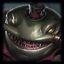 Portrait of Tahm Kench from League of Legends Portrait of Tahm Kench from League of Legends