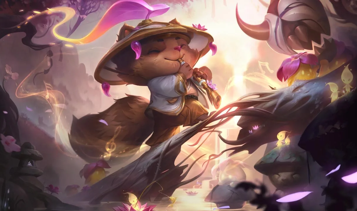 Prestige Spirit Blossom Teemo Prestige Spirit Blossom Teemo splash art