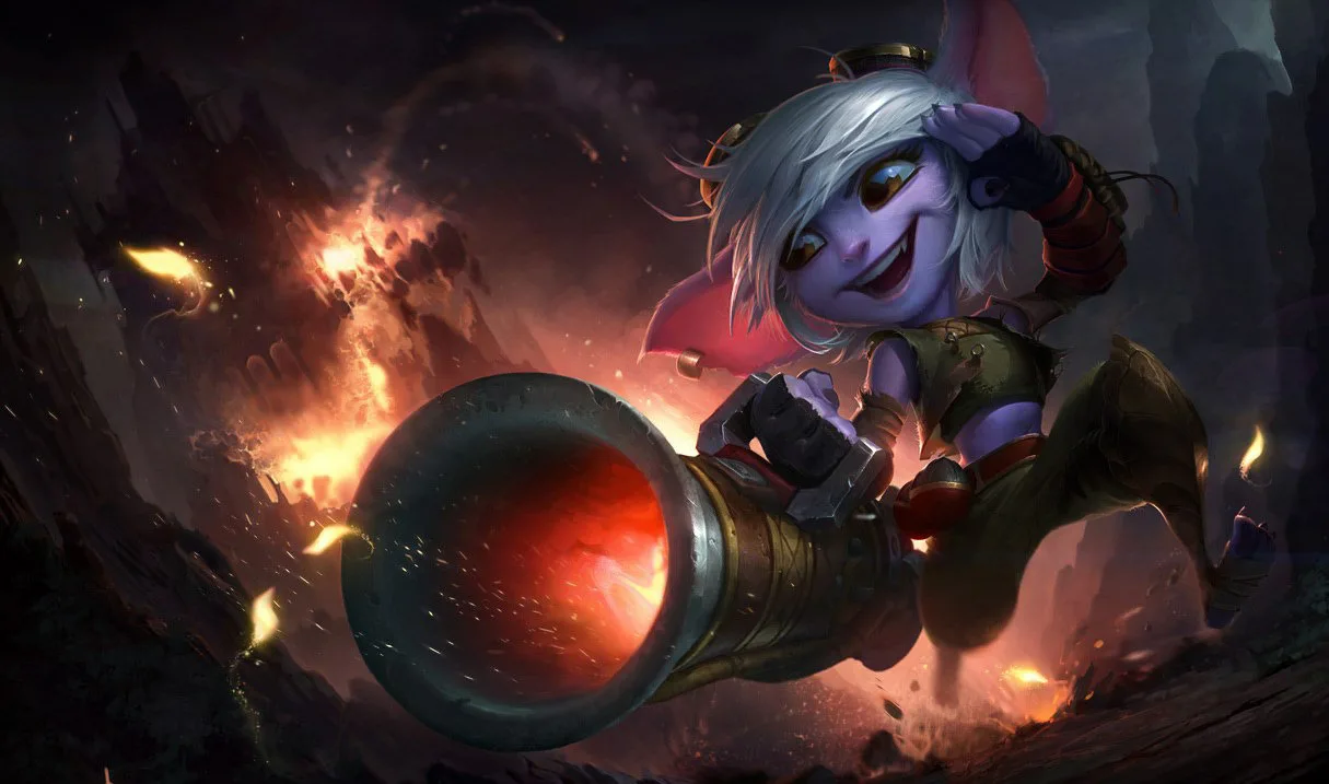 Tristana Tristana champion artwork for her Wild Rift patch 7.3a buffs