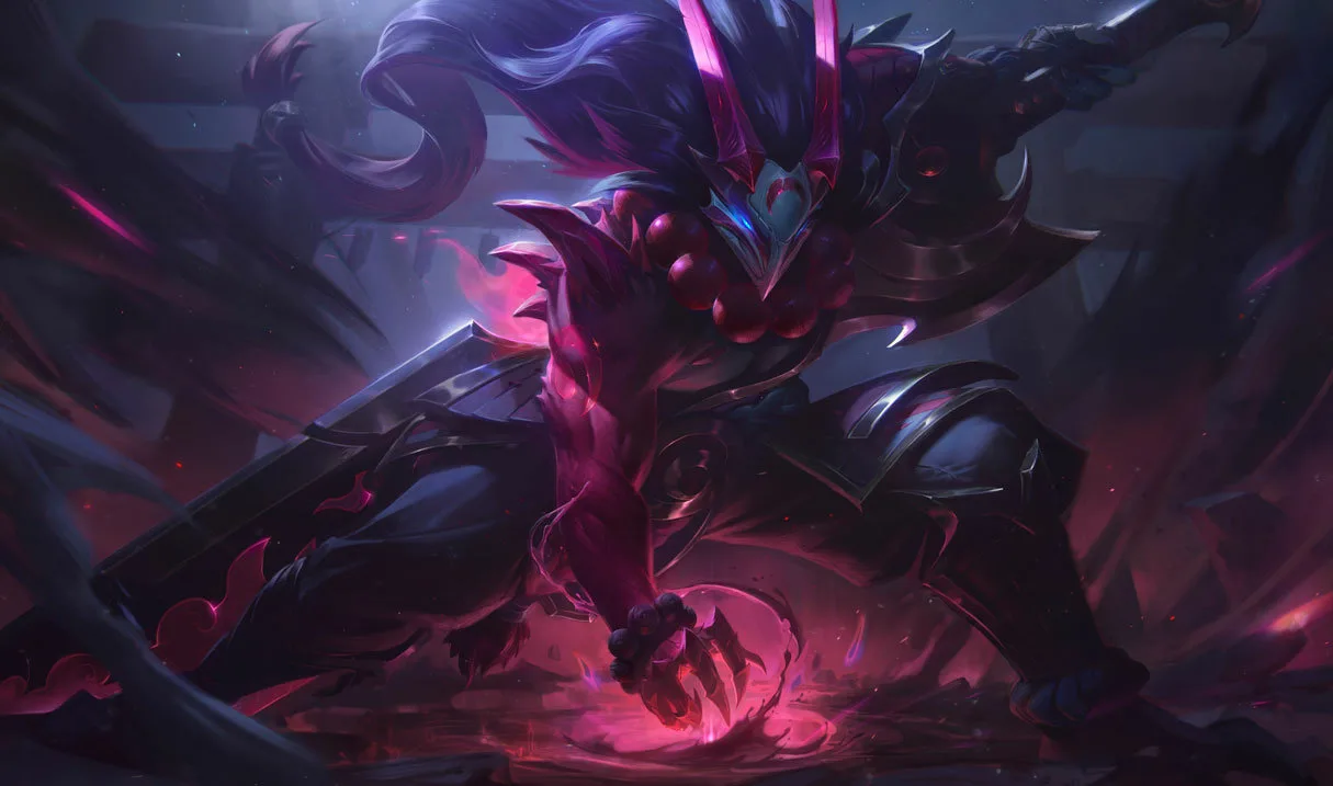 Blood Moon Tryndamere Blood Moon Tryndamere splash art