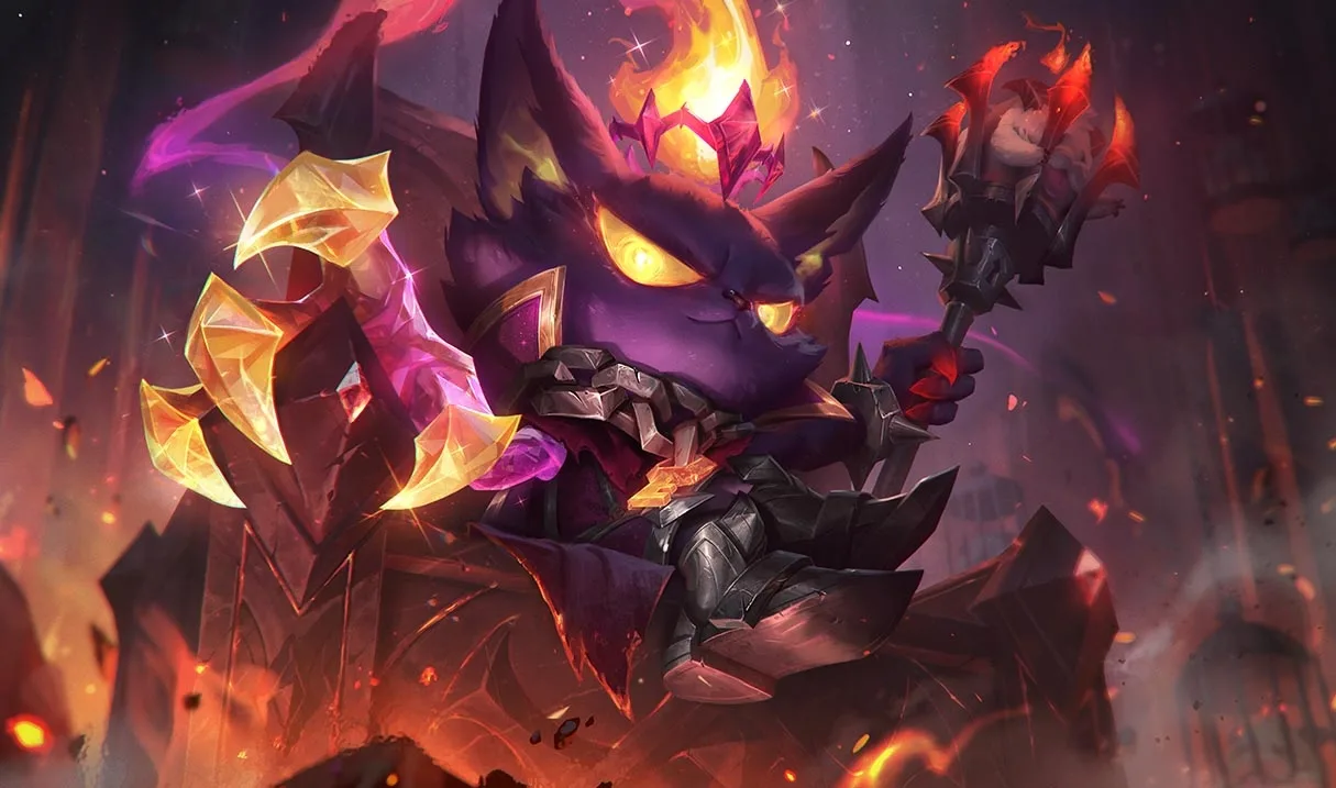 Prestige Magma Chamber Veigar Prestige Magma Chamber Veigar splash art
