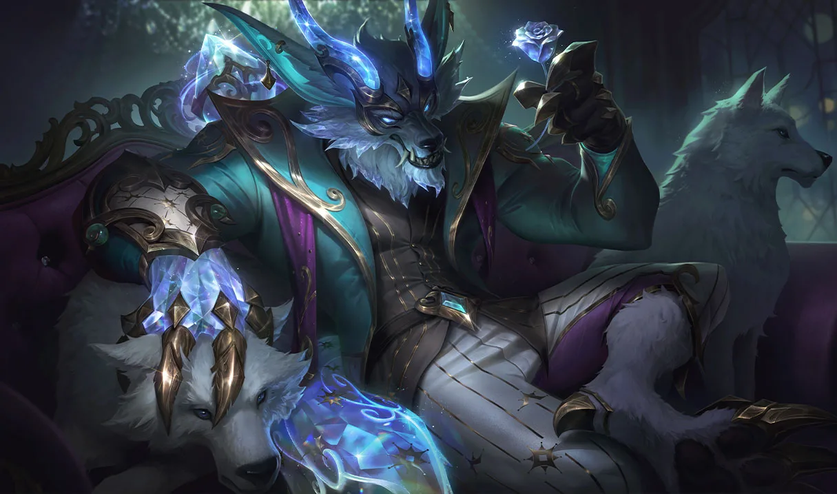 Prestige Winterblessed Warwick Prestige Winterblessed Warwick splash art