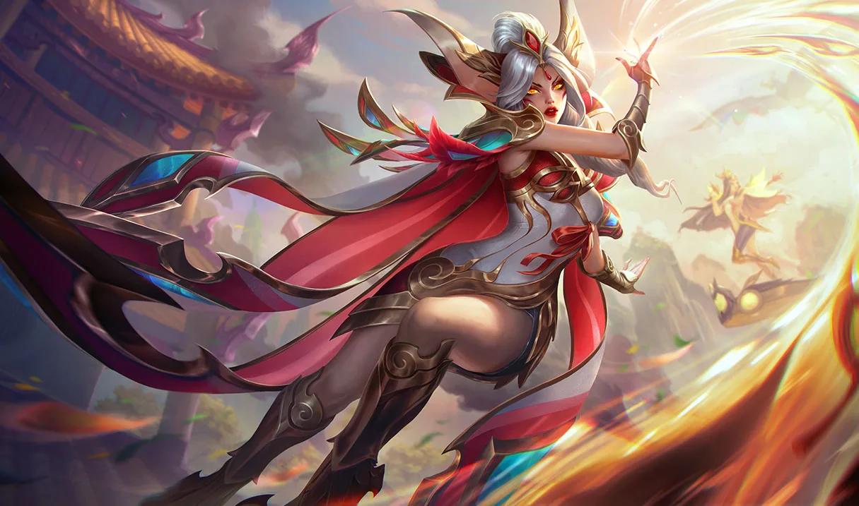 Prestige Brave Phoenix Xayah Prestige Brave Phoenix Xayah splash art