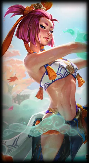 Spirit Blossom Springs Yunara splash art Spirit Blossom Springs Yunara splash art