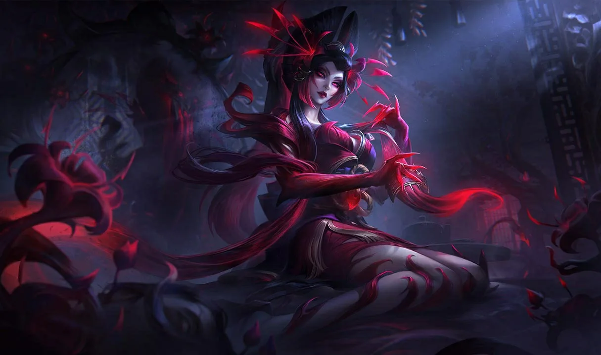 Blood Moon Zyra Blood Moon Zyra splash art