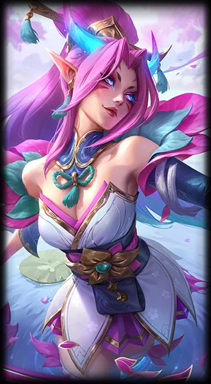 Spirit Blossom Zyra splash art Spirit Blossom Zyra splash art