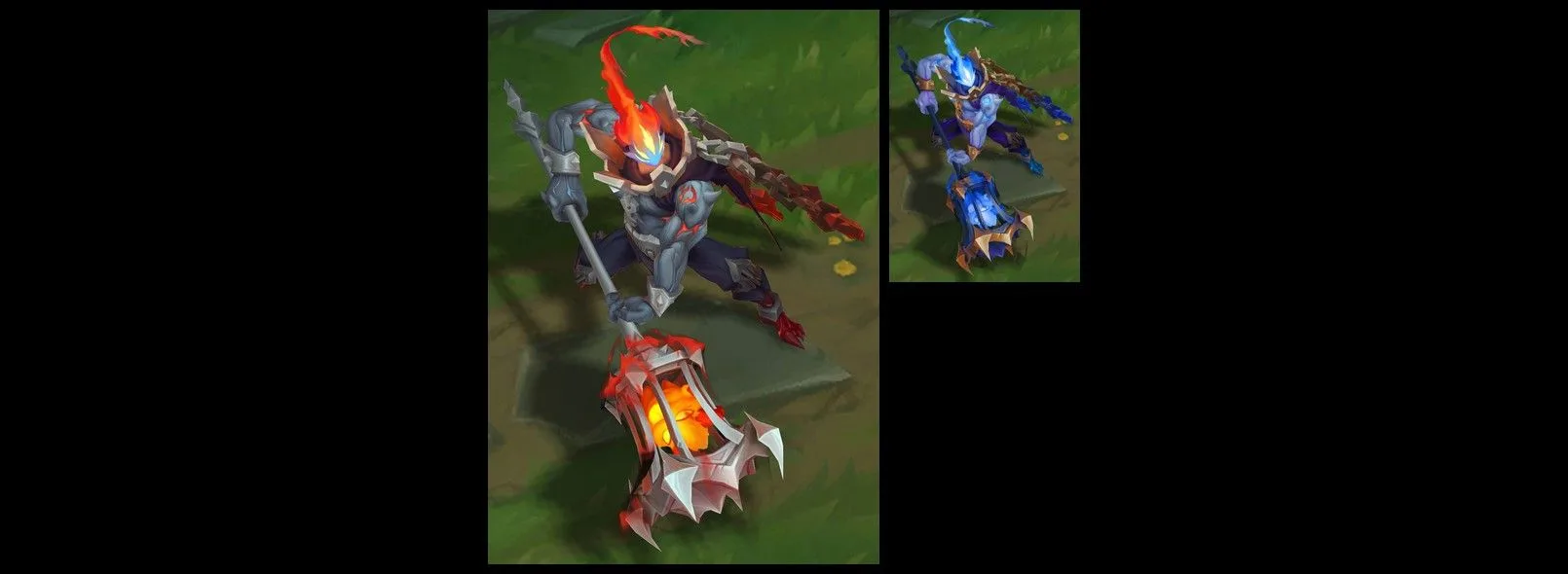 Prestige Magma Chamber Jax chromas Prestige Magma Chamber Jax chroma preview from League of Legends patch 26.15