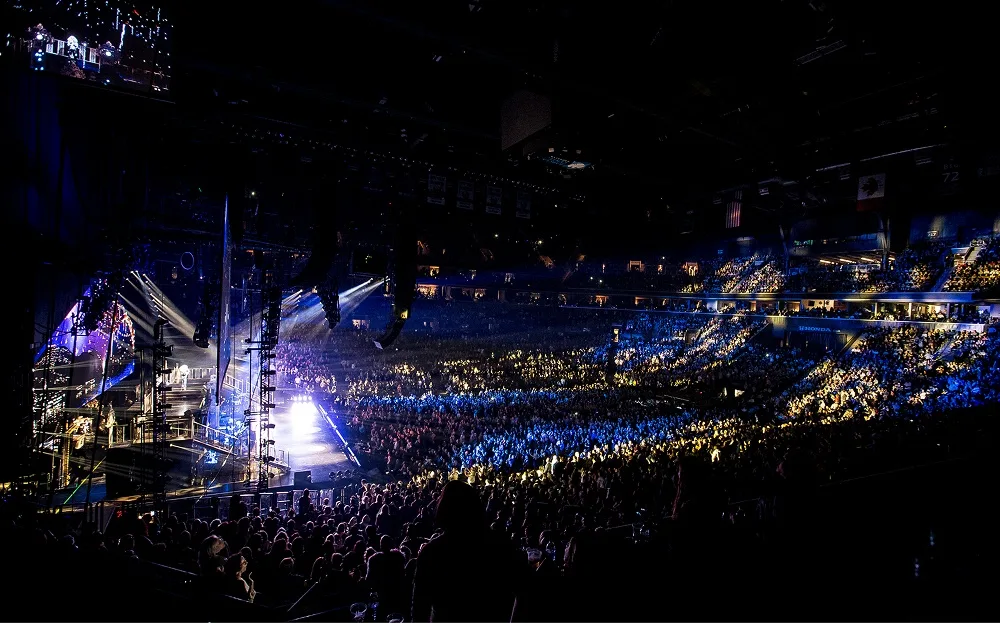 Worlds location, Barclays Center in Brooklyn, New York. Worlds location, Barclays Center in Brooklyn, New York.