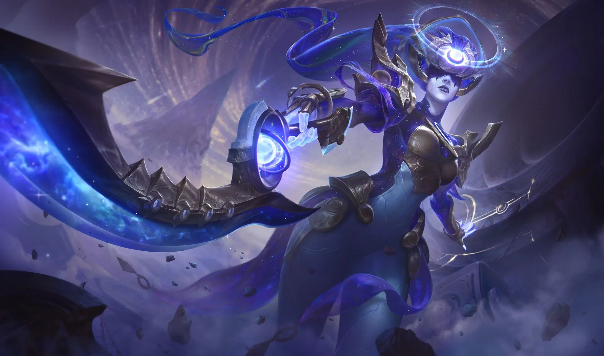 Eternal Aspect Diana splash art from League of Legends patch 26.11