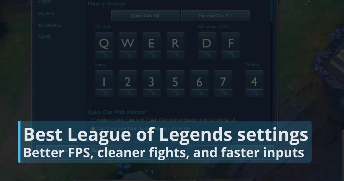 Best League of Legends settings