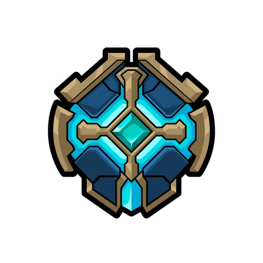 Platinum sticker Platinum ranked sticker reward from 2XKO Season 1.