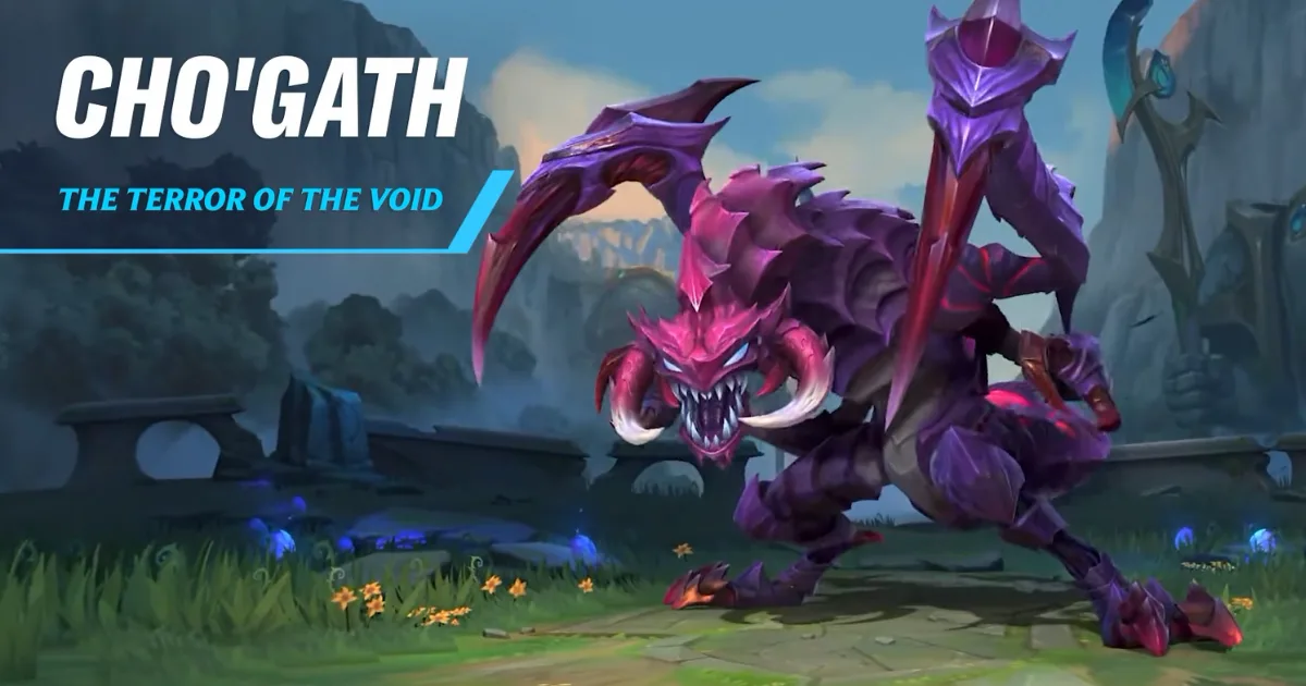 Cho'Gath joins Wild Rift on August 7 after gameplay reveal
