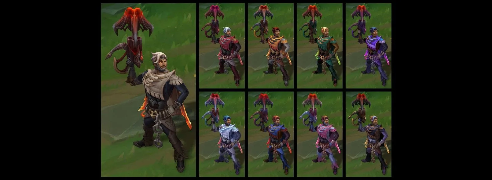 High Noon Akshan chroma preview from League of Legends patch 26.13