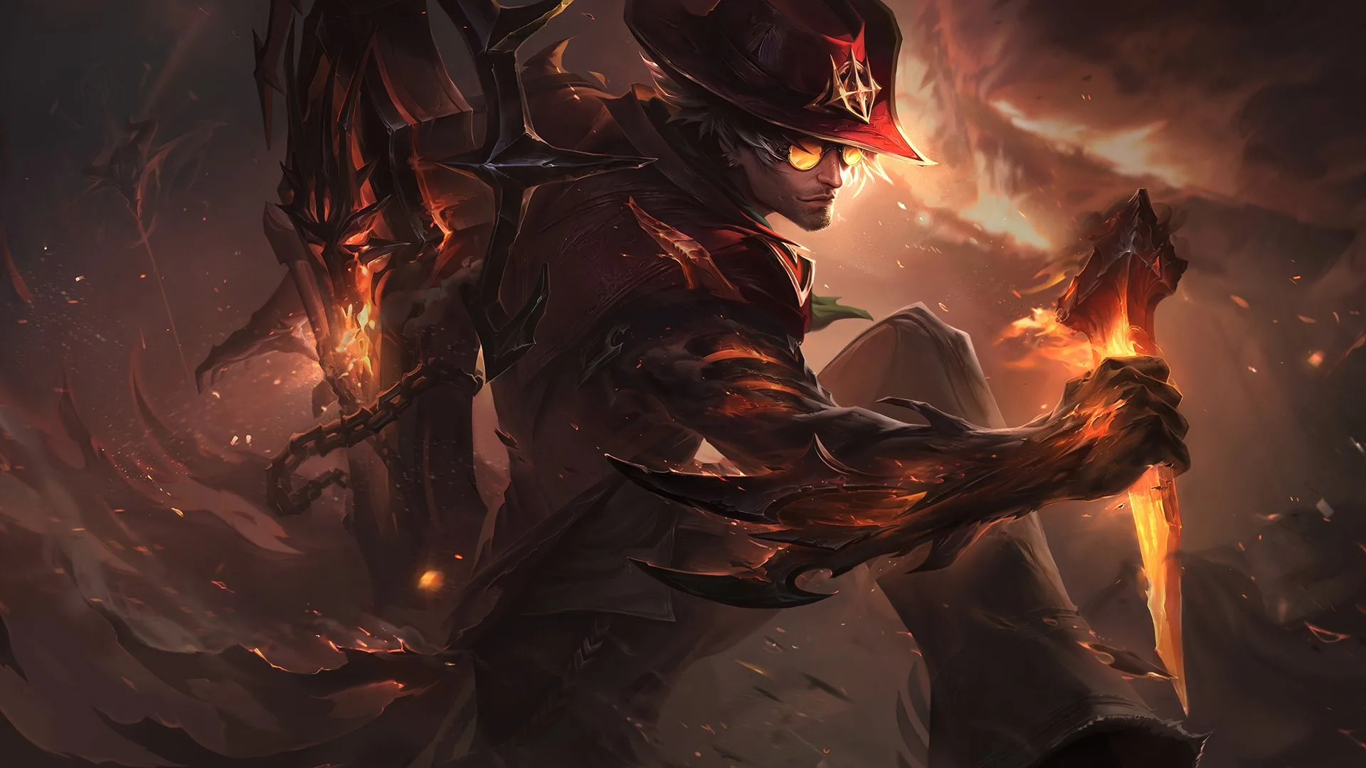 High Noon Locke splash art from League of Legends patch 26.13