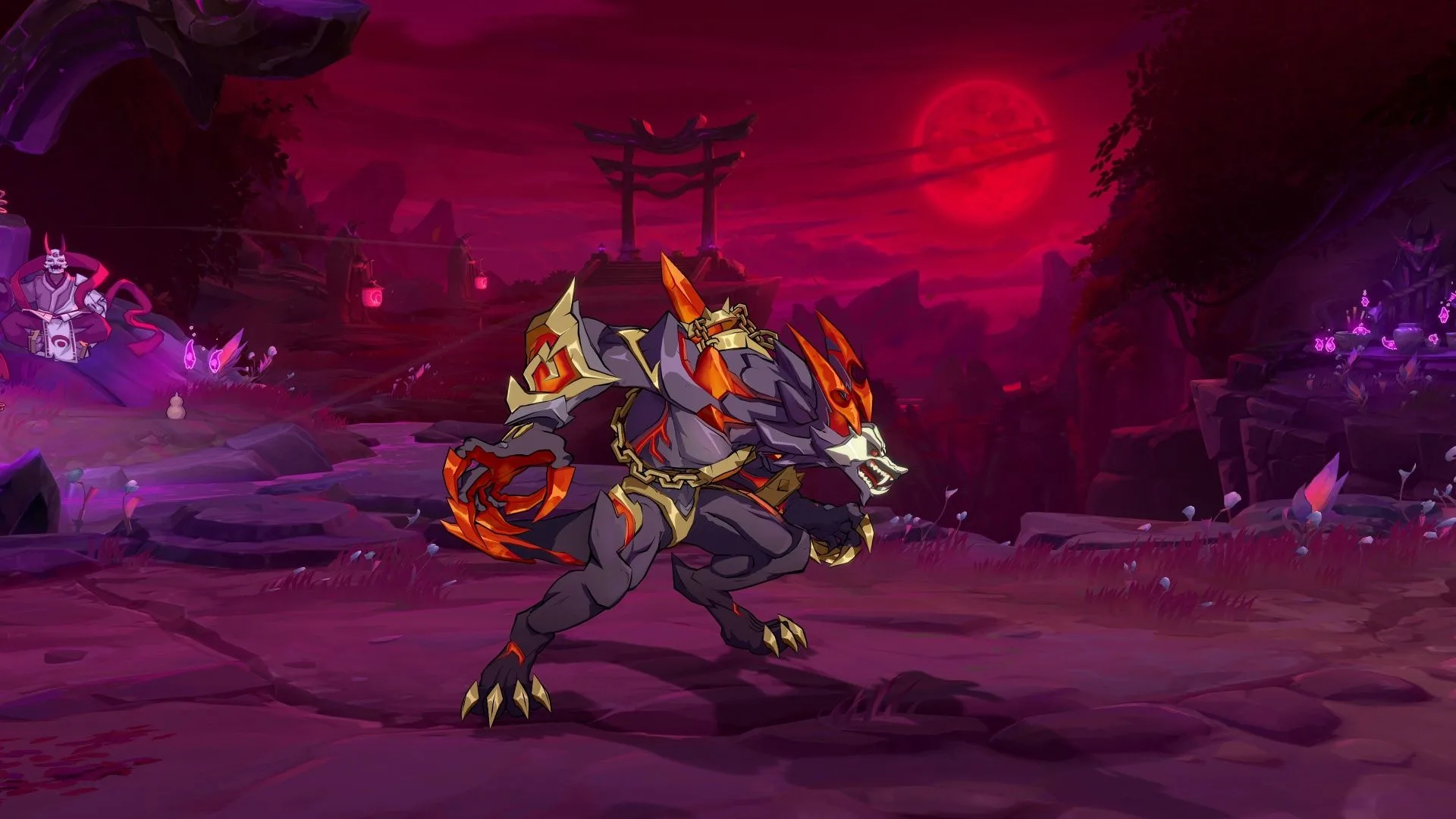Demon Warwick Demon Warwick skin shown in the 2XKO patch 1.3.1 cosmetic gallery
