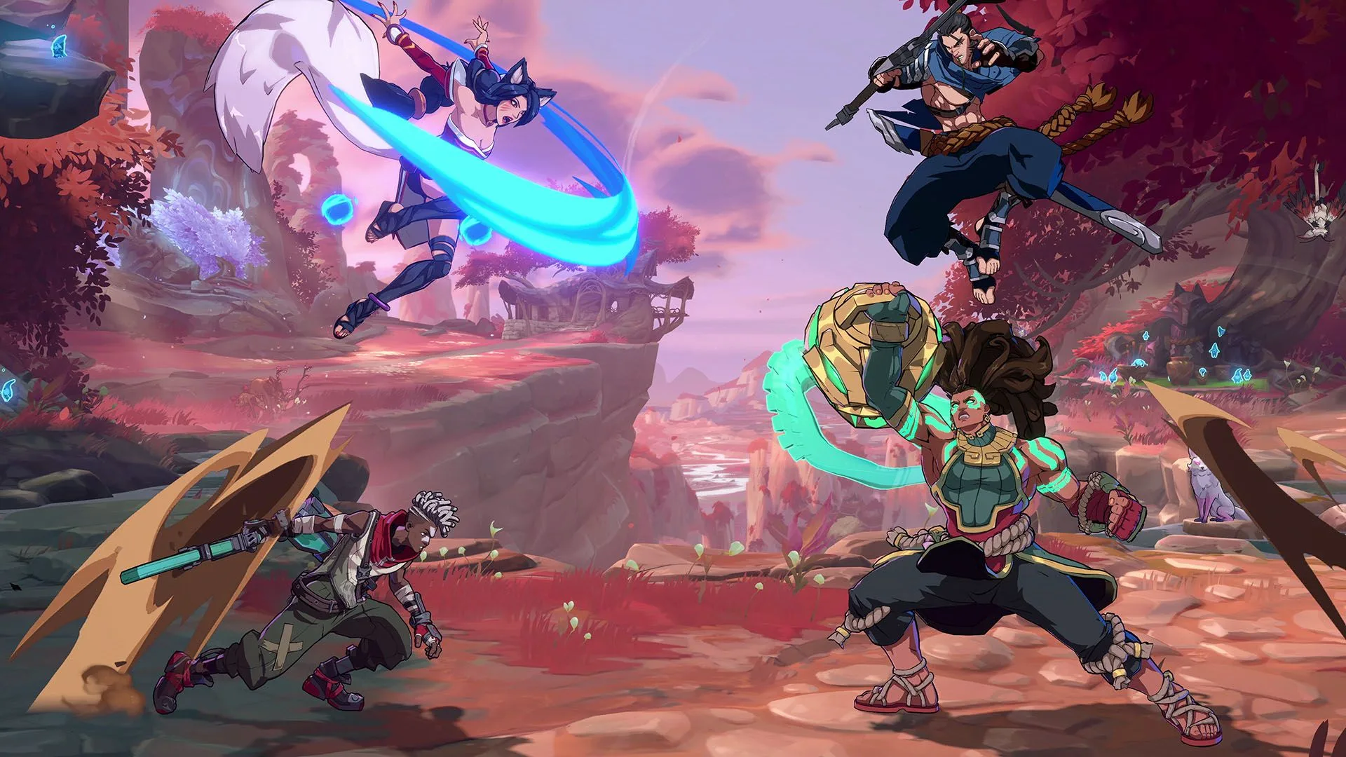 2XKO champions clash in colorful fighting game artwork 2XKO champions clash in colorful fighting game artwork