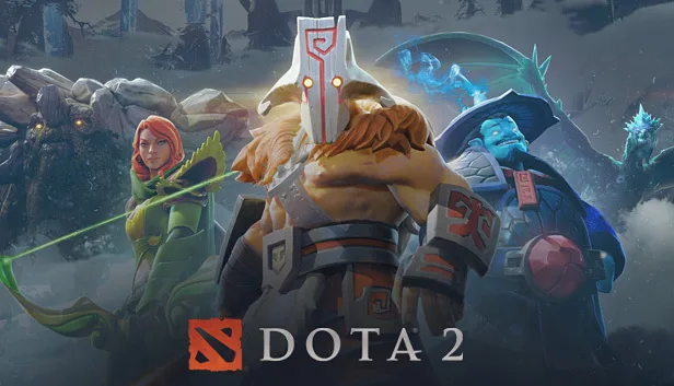 Dota 2 key art Dota 2 official promotional game artwork