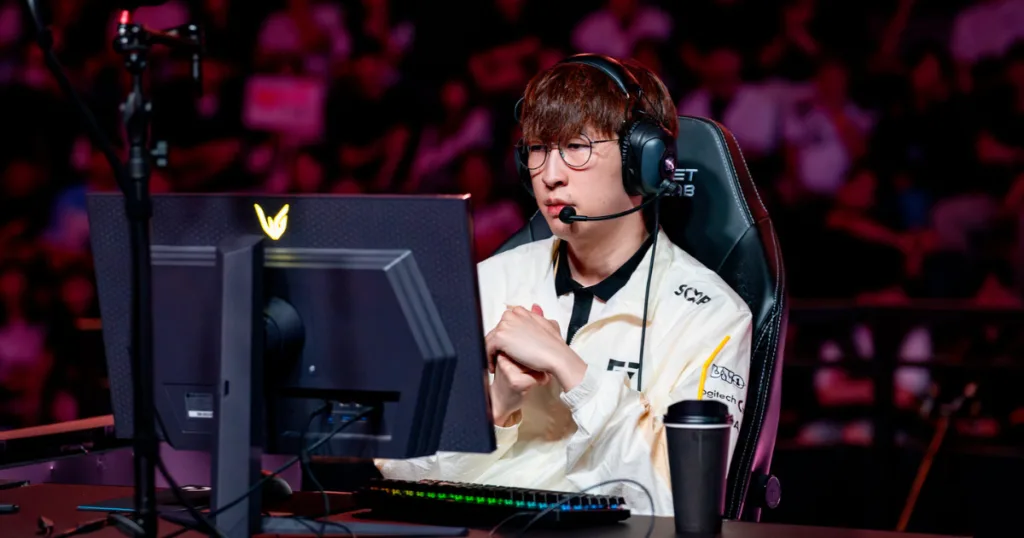 Duro from Gen.G during a match. Duro from Gen.G during a match.