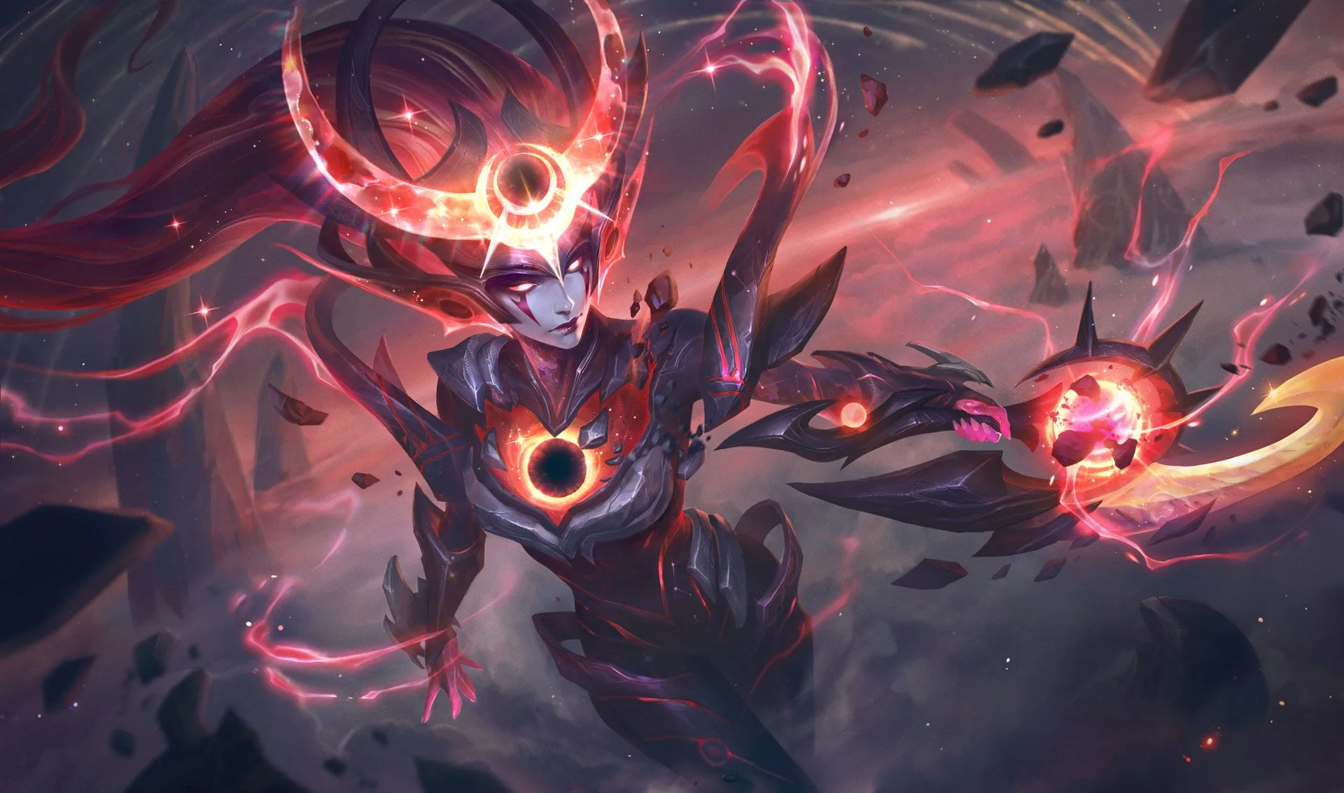 Eclipse Eternal Aspect Diana splash art from League of Legends patch 26.11