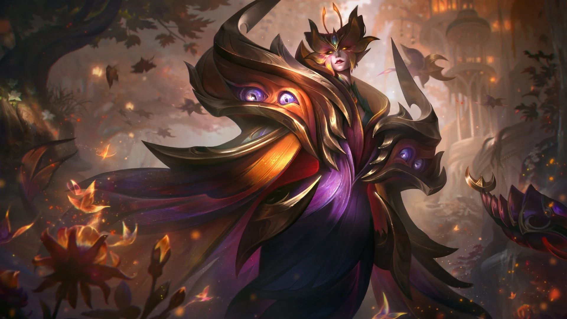 Faerie Court Bel'Veth Faerie Court Bel'Veth skin splash art from League of Legends patch 26.16