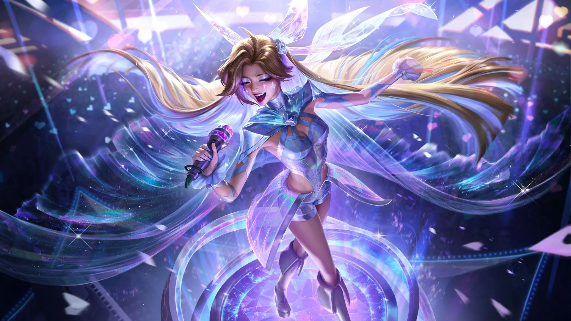 Heartsong Seraphine Heartsong Seraphine splash art from League of Legends patch 26.17