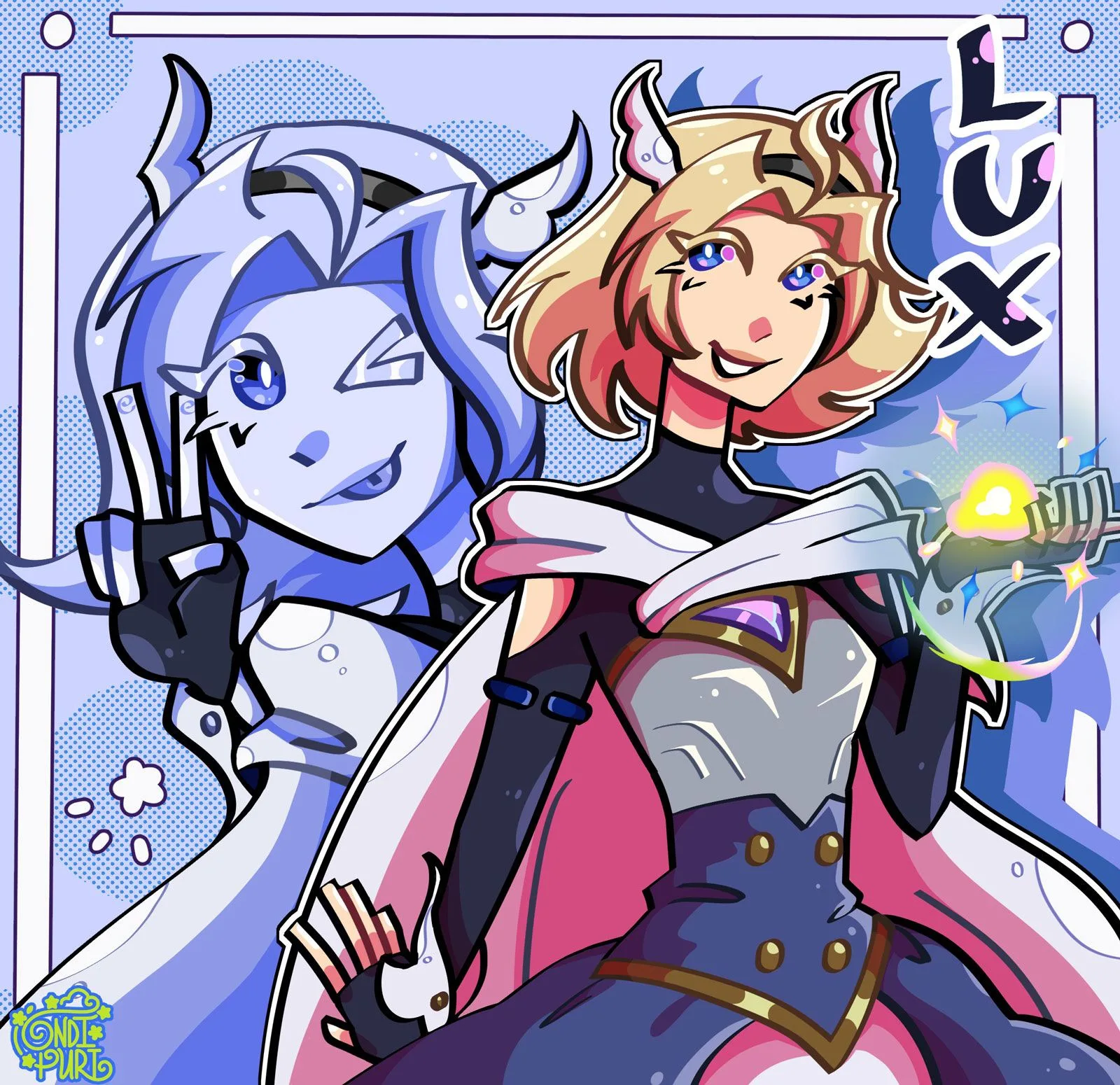 2XKO Lux fan art by ondi_puri Community artwork featuring Lux inspired by her 2XKO design