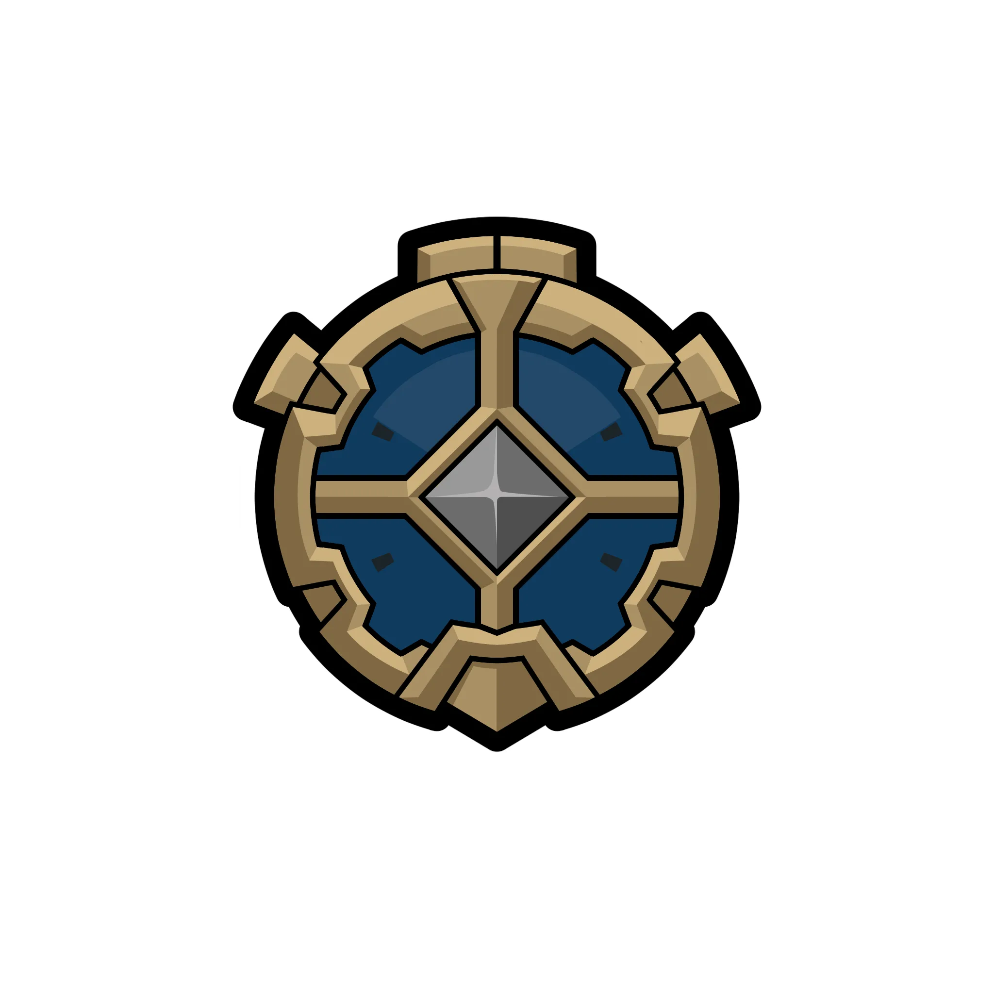 Iron sticker Iron ranked sticker reward from 2XKO Season 1.