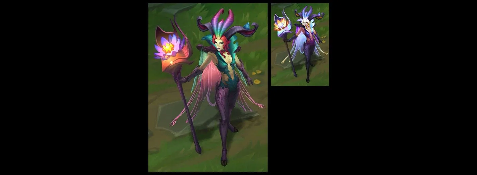 Elderwood LeBlanc Paragon Elderwood LeBlanc Paragon chroma artwork from League of Legends patch 26.18