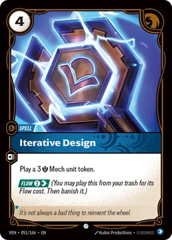 Iterative Design Iterative Design Riftbound Vendetta card showing its Flow 2 ability