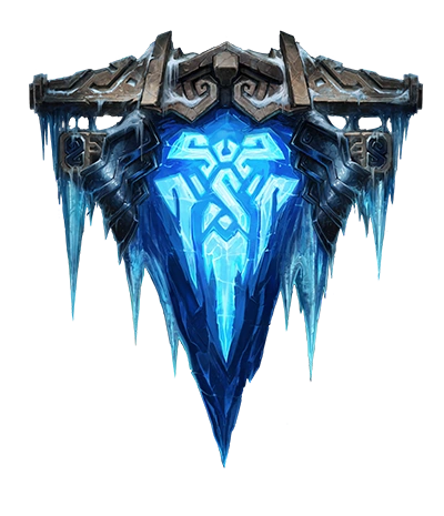 Freljord crest Freljord crest from League of Legends with an icy blue tribal emblem