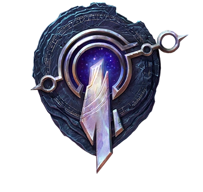 Targon crest Targon crest from League of Legends showing a crystal mountain beneath celestial rings